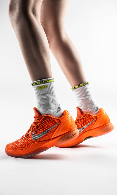 Nike Kobe 6 Protro “Total Orange” X HideFxxx Basketball Socks｜Style Meets Performance On and Off the Court
