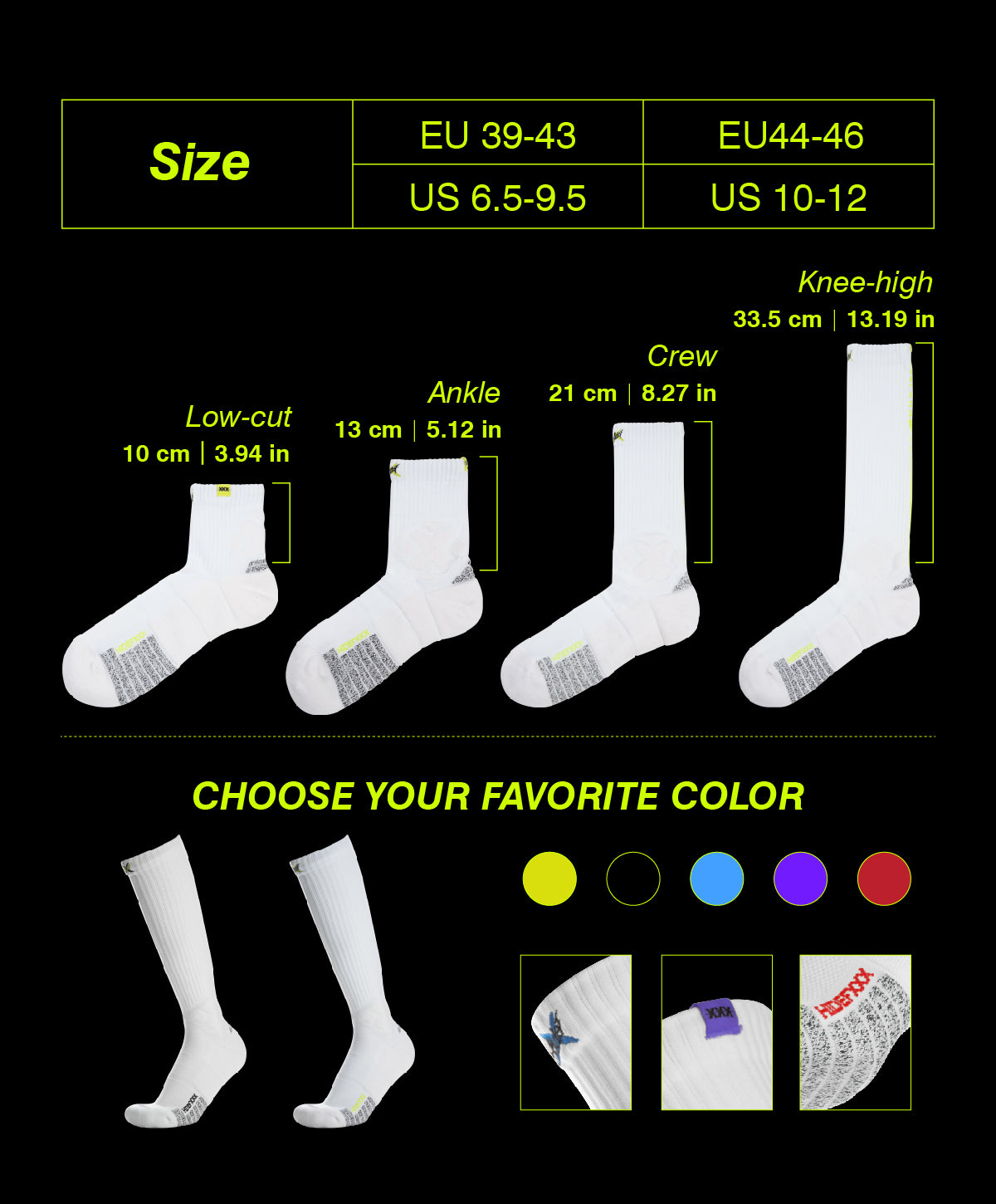 X-<br>Player Edition ProX+<br>Basketball Socks (Knee-high)